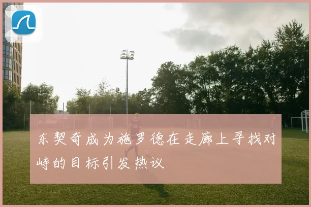 东契奇成为施罗德在走廊上寻找对峙的目标引发热议
